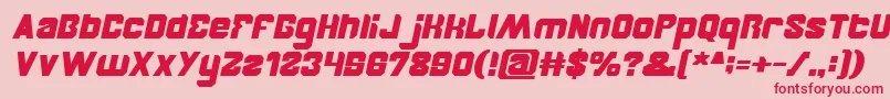 More about BrotherBoldItalic Font BrotherBoldItalic Font – Red Fonts on Pink Background
