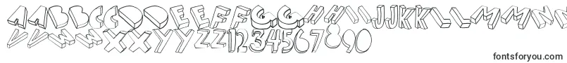 Czcionka Threed – czcionki do logo
