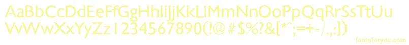 Police ChantillyantiqueRegular – polices jaunes