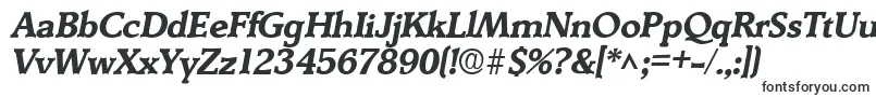 DerringerBoldItalic-fontti – Alkavat D:lla olevat fontit