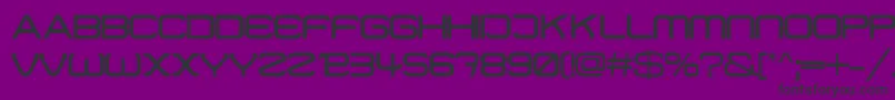 01Digitmono-Schriftart – Schwarze Schriften auf violettem Hintergrund