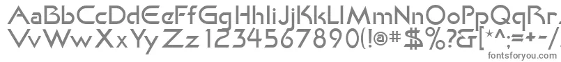 Шрифт KhanLight – серые шрифты