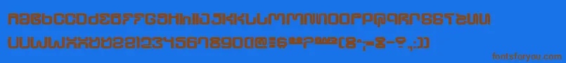 Подробнее о шрифте Ultrsho Шрифт Ultrsho – коричневые шрифты на синем фоне