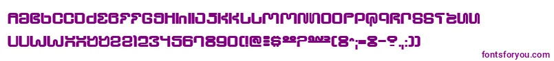 Ultrsho Font – Purple Fonts on White Background