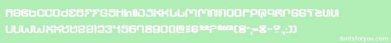 Ultrsho Font – White Fonts on Green Background