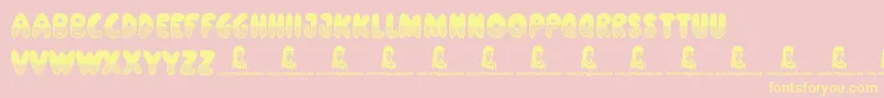 ShadesOfBlack Font – Yellow Fonts on Pink Background