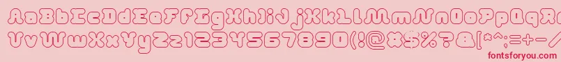 fuente DayDreamerHollow – Fuentes Rojas Sobre Fondo Rosa