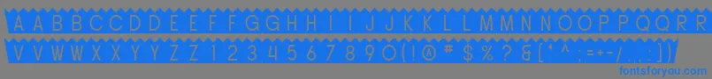 SfButtacup Font – Blue Fonts on Gray Background