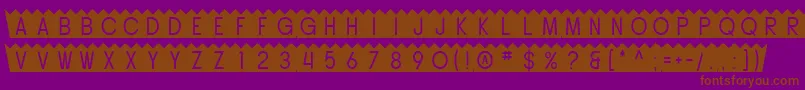 Lisätietoja SfButtacup-fontista SfButtacup-fontti – ruskeat fontit violetilla taustalla