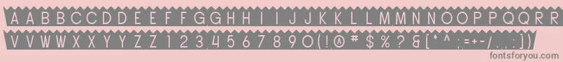 SfButtacup Font – Gray Fonts on Pink Background
