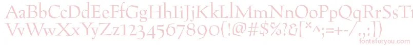 Preissigantikva Font – Pink Fonts on White Background