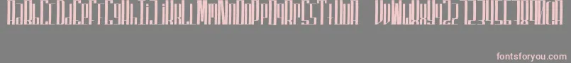 SuperfuckedTall Font – Pink Fonts on Gray Background