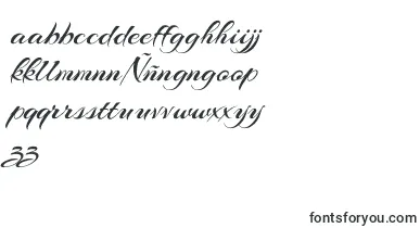 ArizoniaRegular font – filipino Fonts