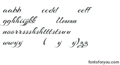 ArizoniaRegular font – hausa Fonts