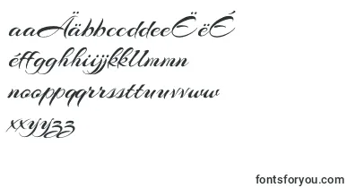 ArizoniaRegular font – macedonian Fonts