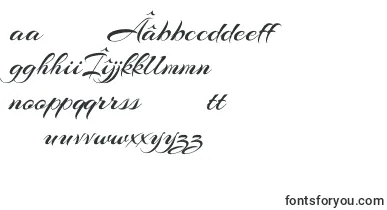 ArizoniaRegular font – romanian Fonts