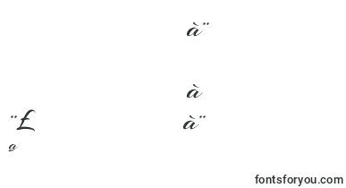 ArizoniaRegular font – punjabi Fonts
