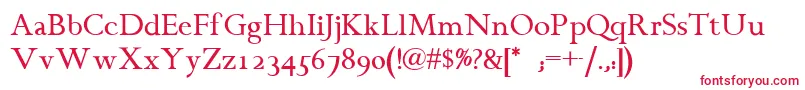 Chanticleer Font – Red Fonts