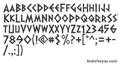 Dalek ffy font – geometric Fonts