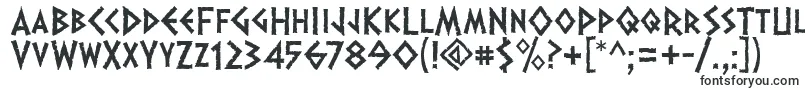 Dalek ffy-fontti – geometriset fontit