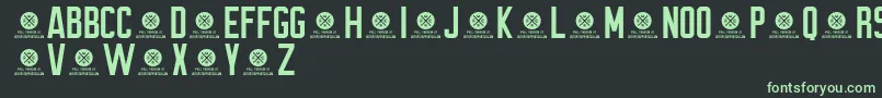 BrewmasterGothicDemo Font – Green Fonts on Black Background
