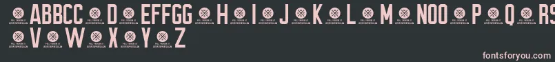 BrewmasterGothicDemo Font – Pink Fonts on Black Background