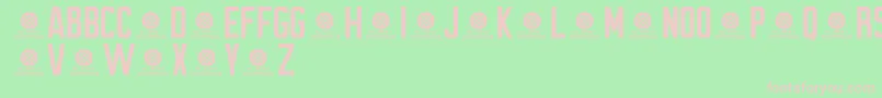 BrewmasterGothicDemo Font – Pink Fonts on Green Background