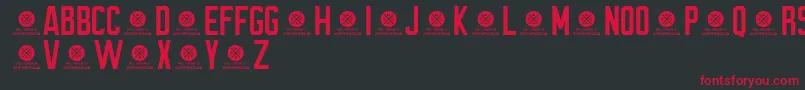 BrewmasterGothicDemo Font – Red Fonts on Black Background
