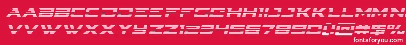 Cyberdynegradital Font – White Fonts on Red Background