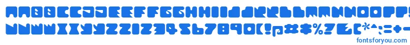 Шрифт Textanr ffy – синие шрифты