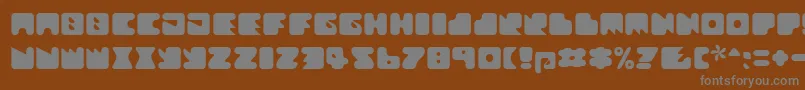 Шрифт Textanr ffy – серые шрифты на коричневом фоне