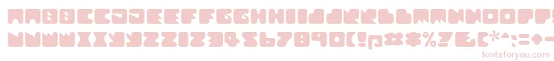 Шрифт Textanr ffy – розовые шрифты на белом фоне