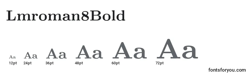 Lmroman8Bold Font Sizes