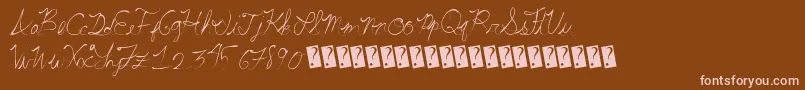 Подробнее о шрифте Summerscriptastic Шрифт Summerscriptastic – розовые шрифты на коричневом фоне
