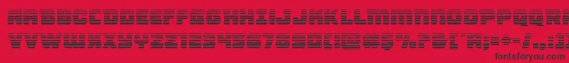 Victorycomicsgrad Font – Black Fonts on Red Background