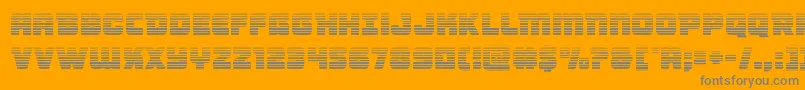 More about Victorycomicsgrad Font Victorycomicsgrad Font – Gray Fonts on Orange Background
