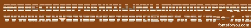 Victorycomicsgrad Font – White Fonts on Brown Background