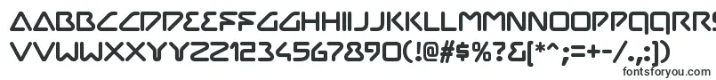 Шрифт ChilopodRegular – очень широкие шрифты