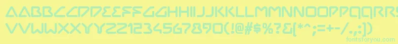 More about ChilopodRegular Font ChilopodRegular Font – Green Fonts on Yellow Background