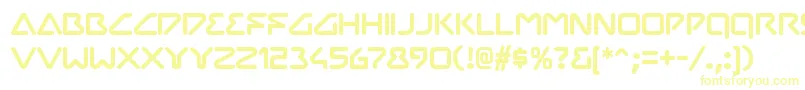 ChilopodRegular-Schriftart – Gelbe Schriften