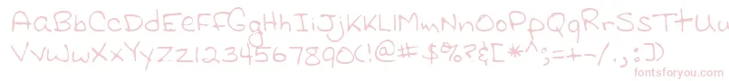 Шрифт Lehn116 – розовые шрифты
