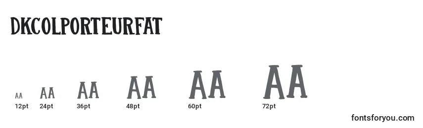 DkColporteurFat Font Sizes