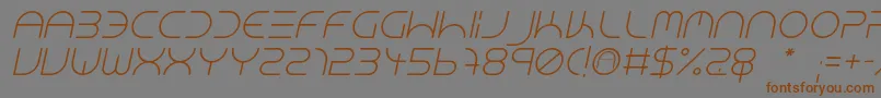 Подробнее о шрифте NeonClubMusicItalic Шрифт NeonClubMusicItalic – коричневые шрифты на сером фоне