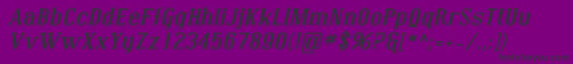 Coving12 Font – Black Fonts on Purple Background