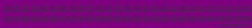 L25q Font – Black Fonts on Purple Background