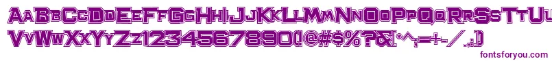 BachelorPadCollegeJl Font – Purple Fonts on White Background