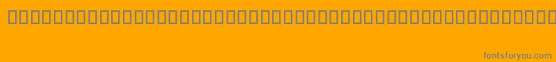 Urnordisk-Schriftart – Graue Schriften auf orangefarbenem Hintergrund