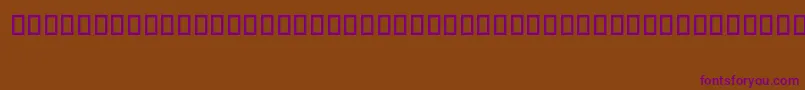 Urnordisk Font – Purple Fonts on Brown Background
