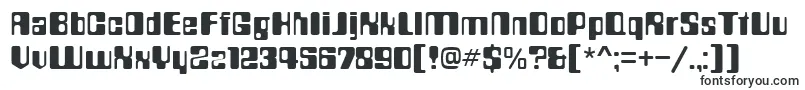 Шрифт Countdown – декоративные шрифты