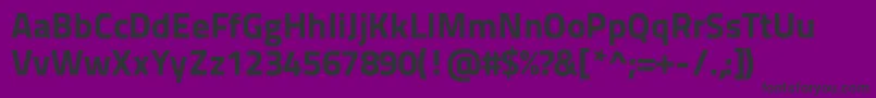 Titilliumtext22l999wt Font – Black Fonts on Purple Background